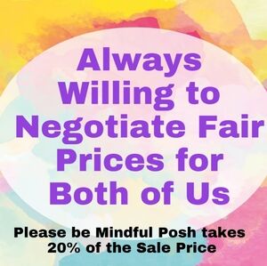Willing To Negotiate Fair Prices
